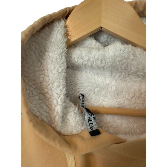 Free The Sheep Sky in You Hoodie‎ Fog Beige Tan Large Unisex Men Women MSRP $99 - Picture 6 of 12